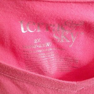 Terra & Sky Pink Top 2X